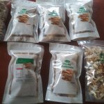 packaged edible mushrooms