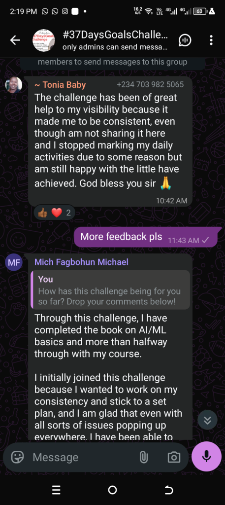 Tonia's testimony