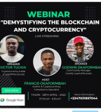 Weekly Webinars and Live Chat at our Blockchain/cryptocurrency community